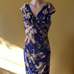 Lauren Ralph Lauren Sleeveless Floral Pullover Dress